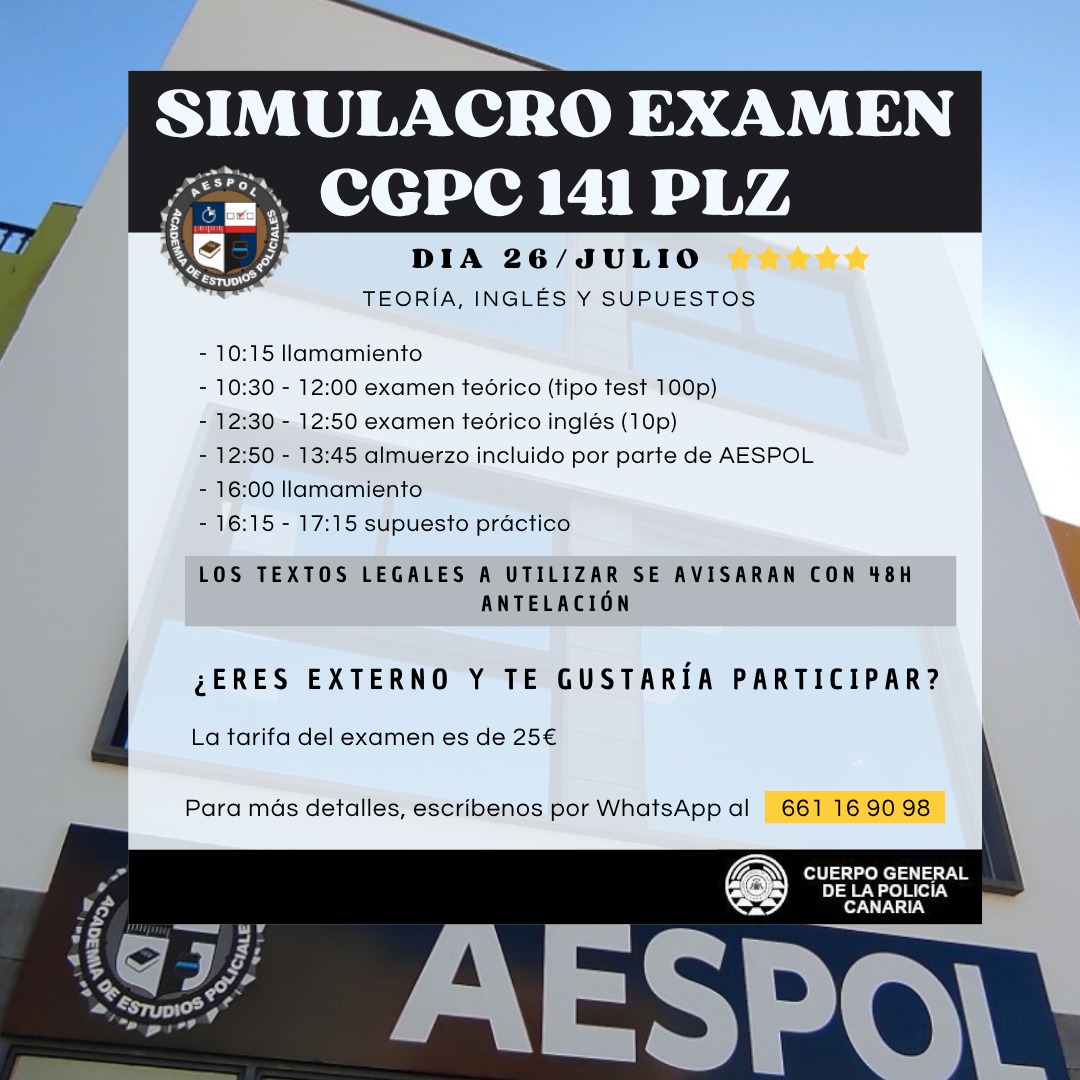 SIMULACRO-EXAMEN- REAL-CG-POLICÍA-CANARIA